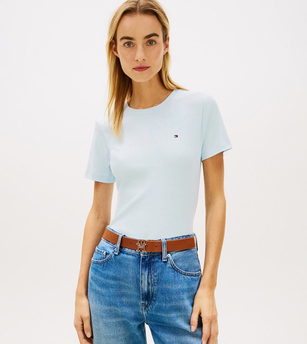 Tommy Hilfiger  Clothing - Blue Short Sleeve T-Shirts