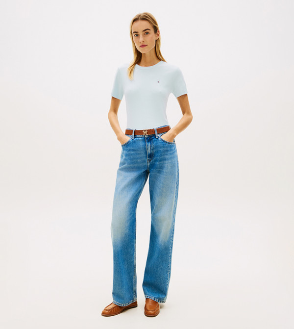 Tommy Hilfiger  Clothing - Blue Short Sleeve T-Shirts