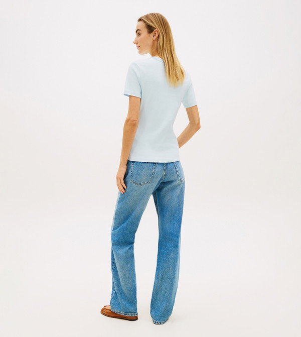 Tommy Hilfiger  Clothing - Blue Short Sleeve T-Shirts