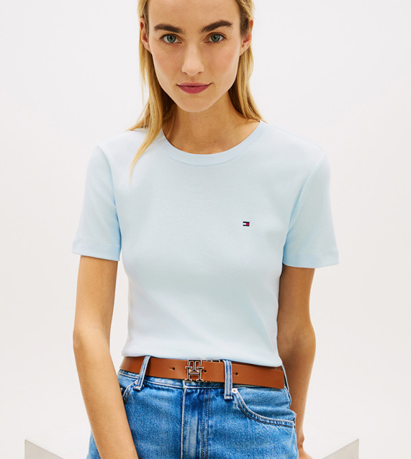 Tommy Hilfiger  Clothing - Blue Short Sleeve T-Shirts