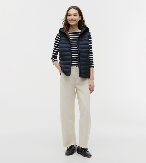 Tommy Hilfiger Puffer & Quilted Jackets - Navy Puffer & Quilted Jackets