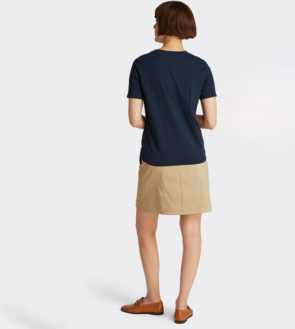 Tommy Hilfiger  T-Shirts - Navy Short Sleeve T-Shirts