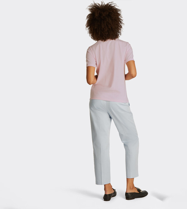 Tommy Hilfiger  Clothing - Pink Short Sleeve T-Shirts