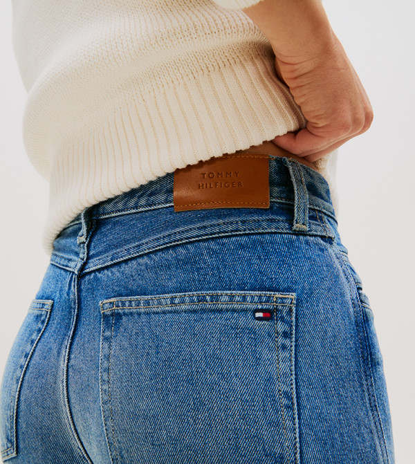تومي هيلفيغر بناطيل جينز - أزرق Straight Jeans