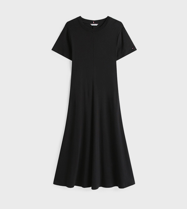 تومي هيلفيغر  فساتين تيشيرت - أسود Shirt & T-Shirt Dresses