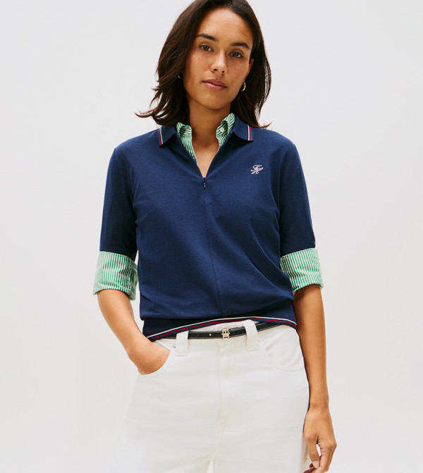 Tommy Hilfiger  Clothing - Navy Polo T-shirts