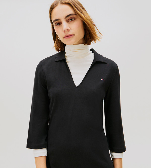 Tommy Hilfiger  Mini Dresses - Black Mini Dresses