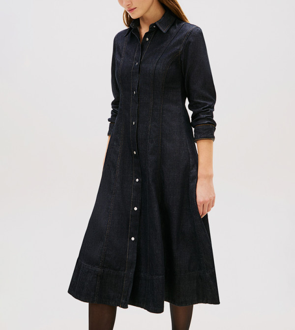 تومي هيلفيغر  devil-wears-prada-miranda - كحلي Midi Dresses