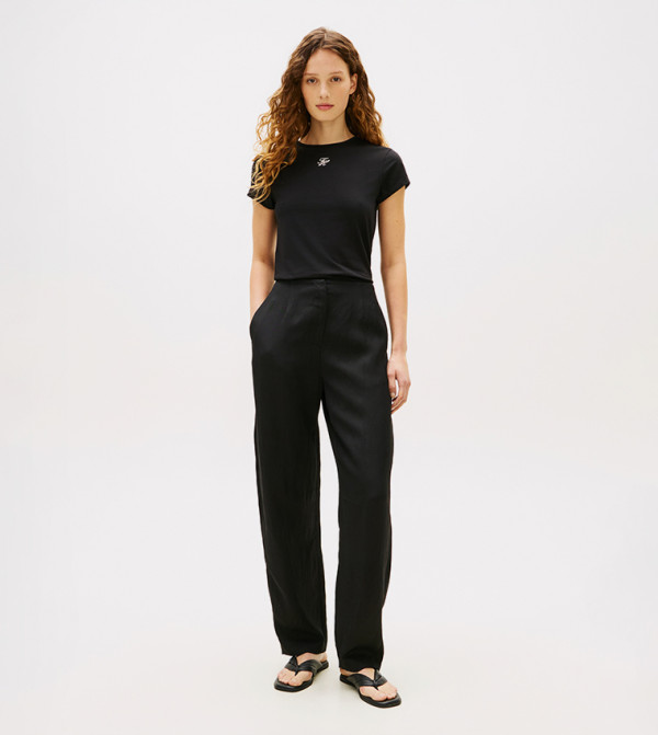 Tommy Hilfiger  everyday-essentials - BLACK Short Sleeve T-Shirts