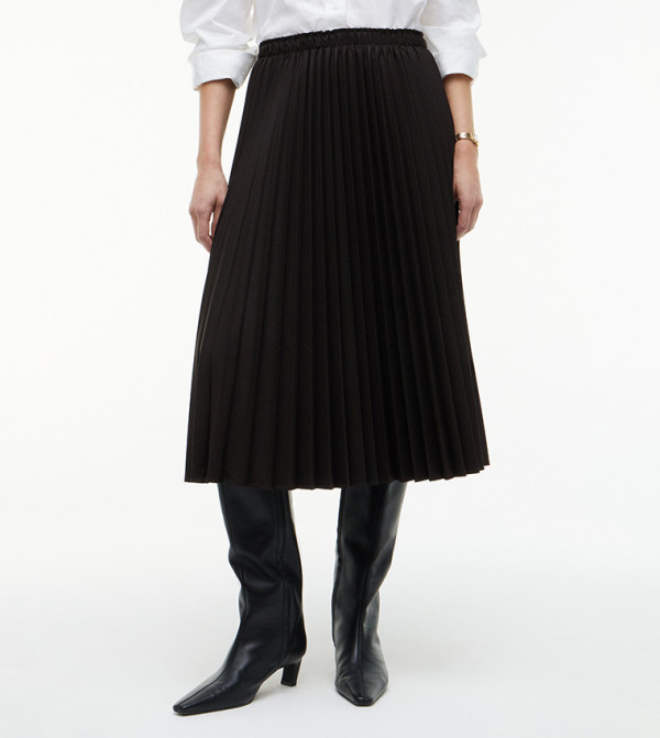 تومي هيلفيغر  تنانير ميدي - بني  Midi Skirts