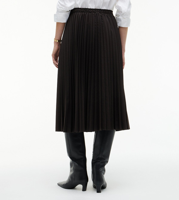 تومي هيلفيغر  تنانير ميدي - بني  Midi Skirts