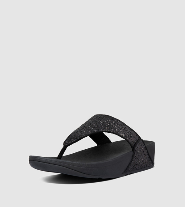 FitFlop  Shoes - Black Wedge Sandals