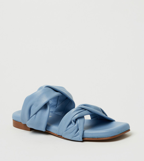 Y.SO Y.SO - Blue Flat Sandals
