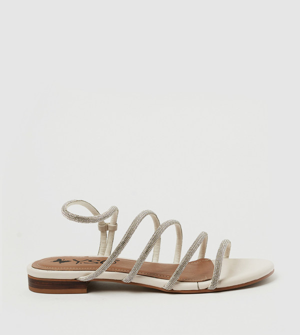 Y.SO Y.SO - Silver Flat Sandals