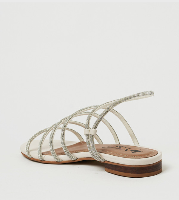 Y.SO Y.SO - Silver Flat Sandals