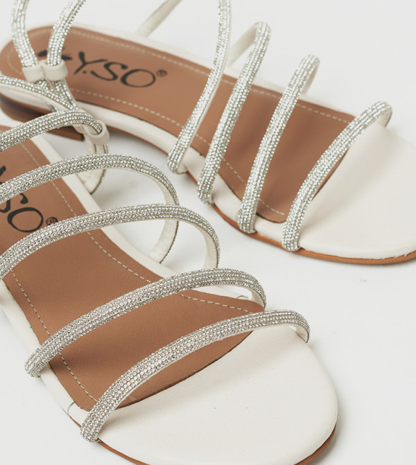 Y.SO Y.SO - Silver Flat Sandals