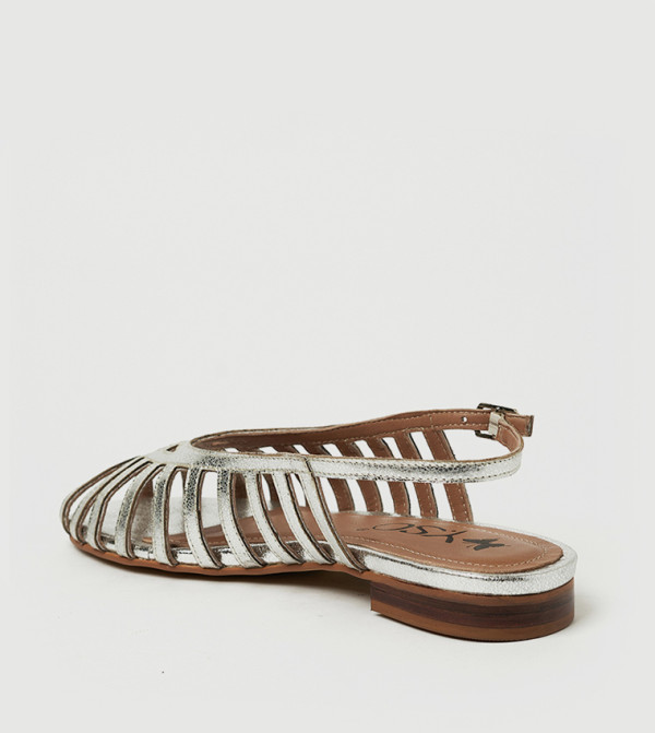 Y.SO Y.SO - Silver Flat Sandals