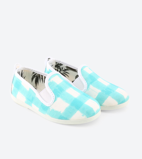 Flossy - Blue Casual Slip-On's