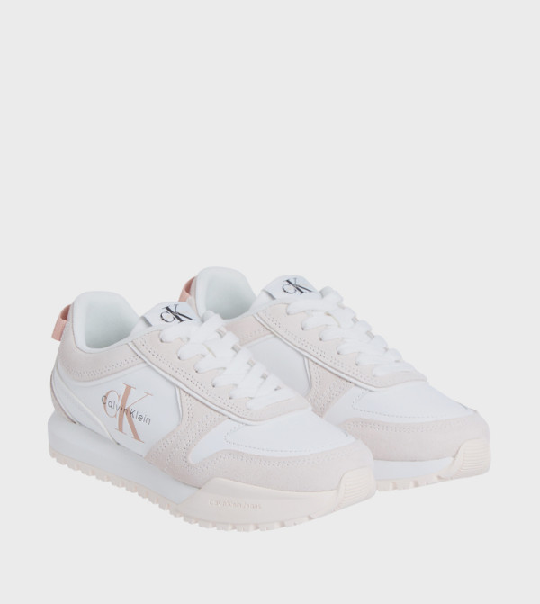 Calvin Klein  Shoes - White Low Top