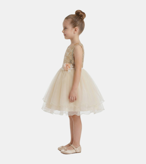 BIDANI  Party Dress - Cream Party Dress