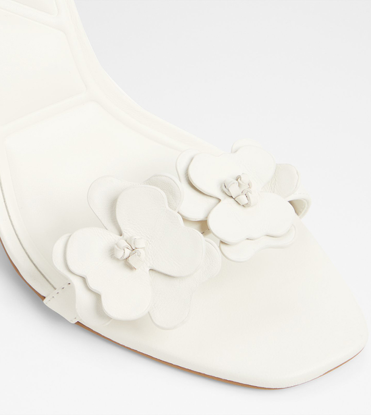 DAISYLILY Applique Heeled Sandals
