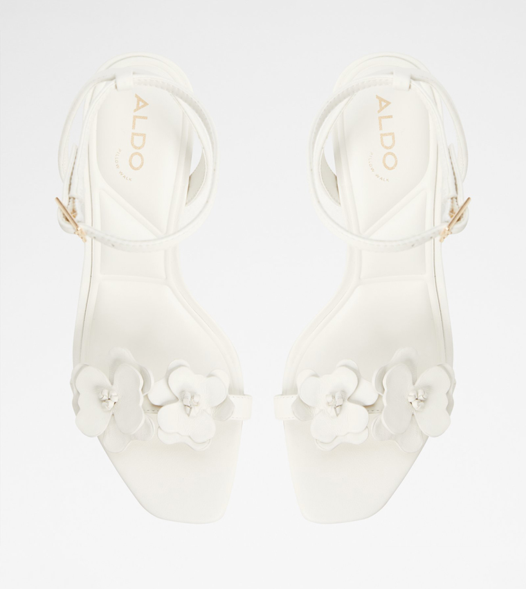 DAISYLILY Applique Heeled Sandals