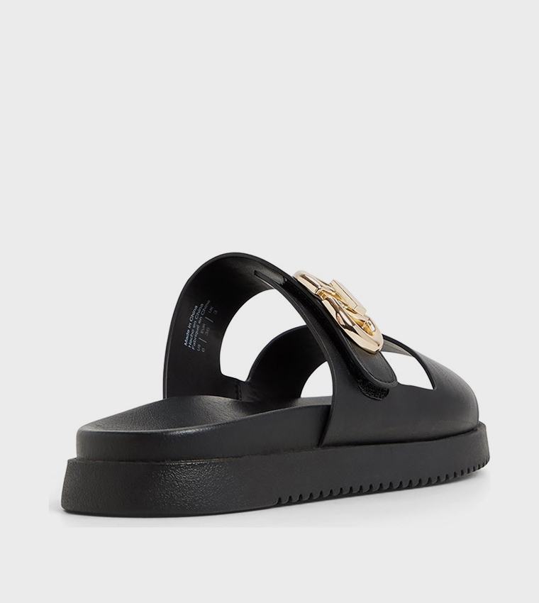 ألدو  الصنادل المسطحة - أسود Flat Sandals