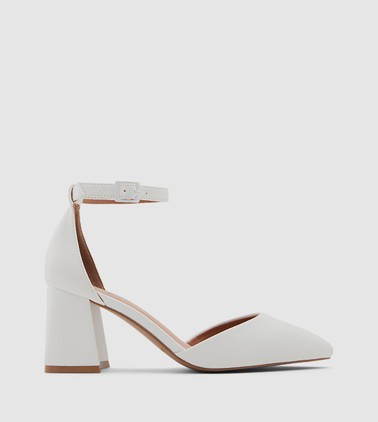 Daliaa Block Heel Pumps
