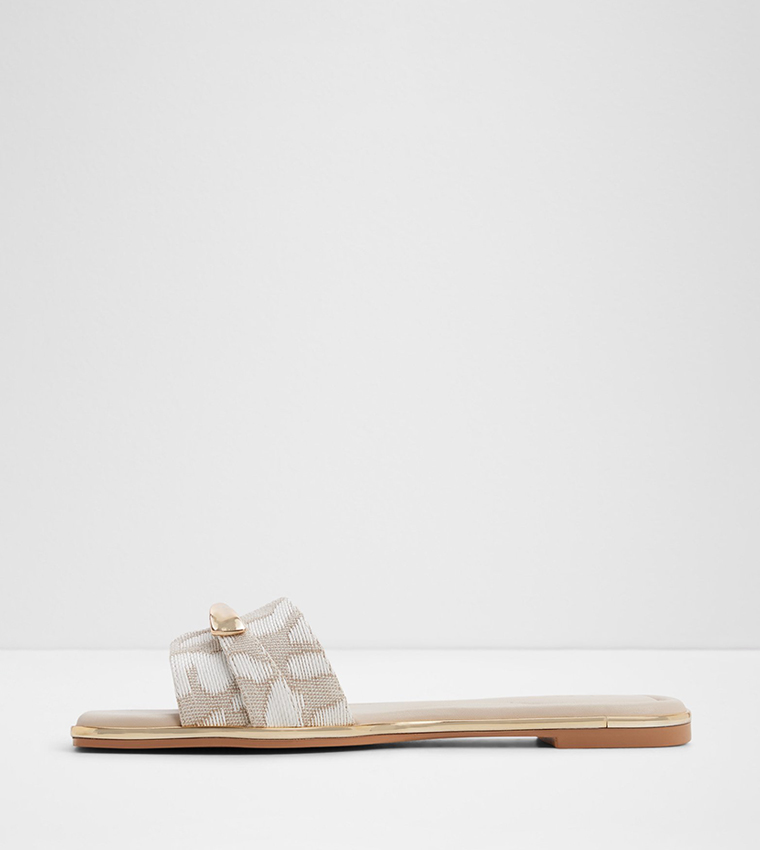 DARLINA Open Toe Flat Sandals