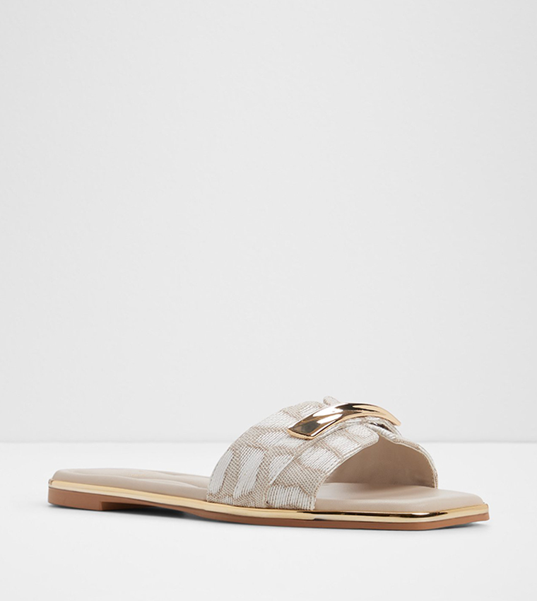 DARLINA Open Toe Flat Sandals