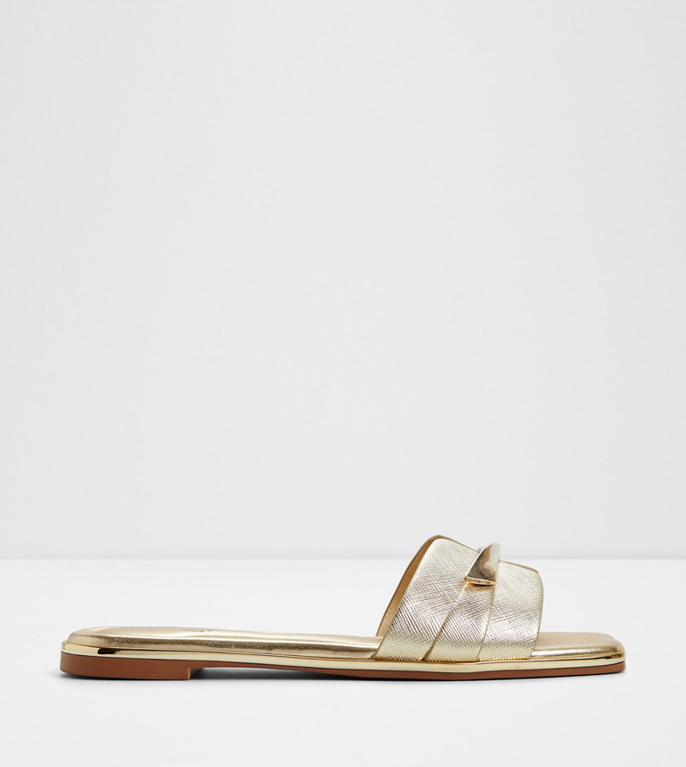 DARLINA Textured Flat Sandals