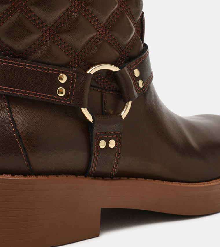 DASHCORE Quilted Ankle Boots