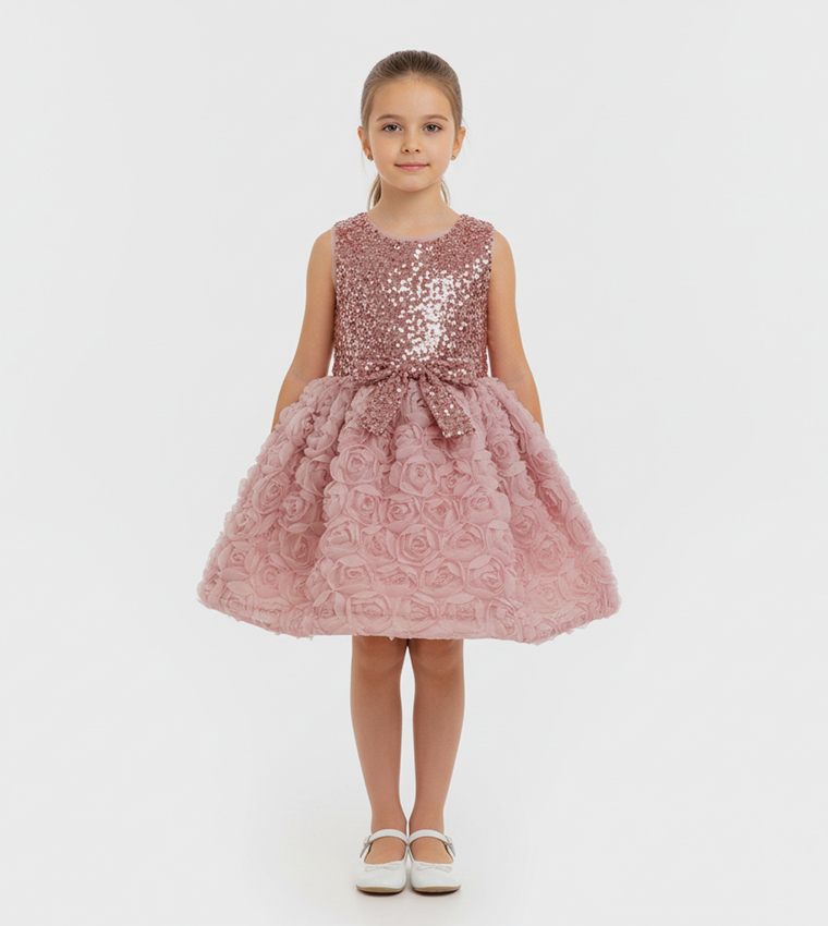 ELSA Sequined Tulle Dress