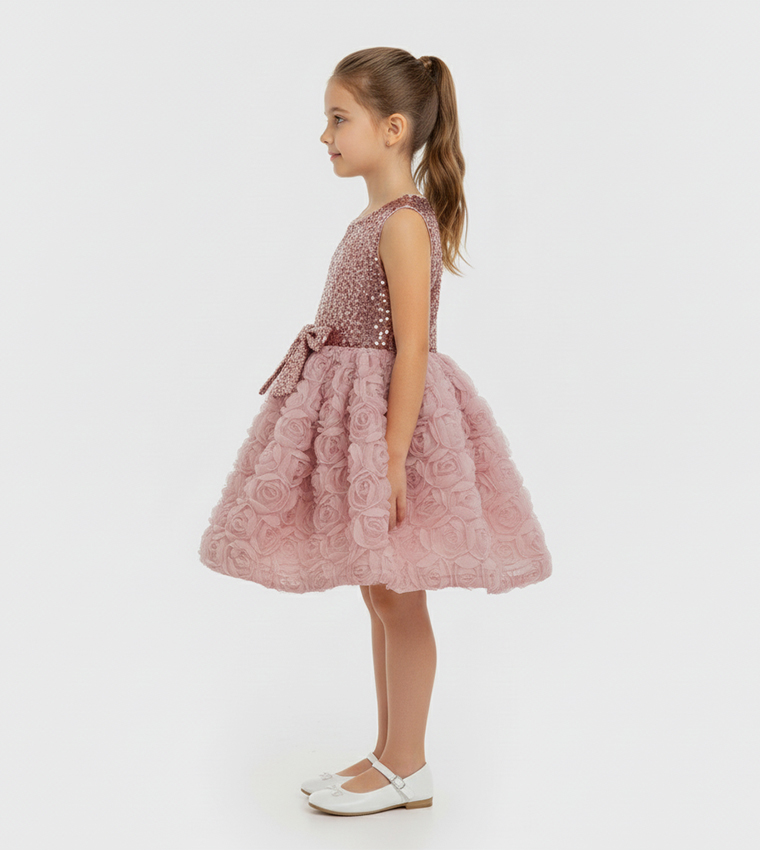 ELSA Sequined Tulle Dress