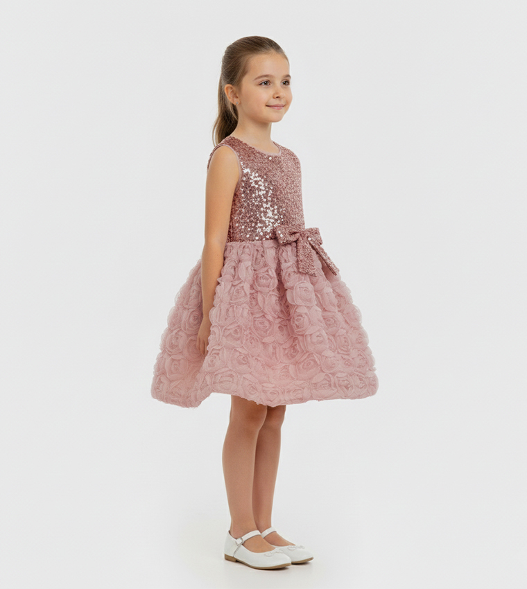 ELSA Sequined Tulle Dress