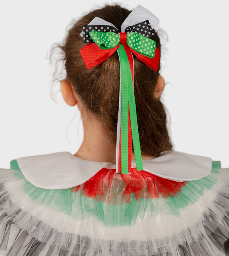 فستان مجموعة فاطمة بعلم الإمارات لليوم الوطني