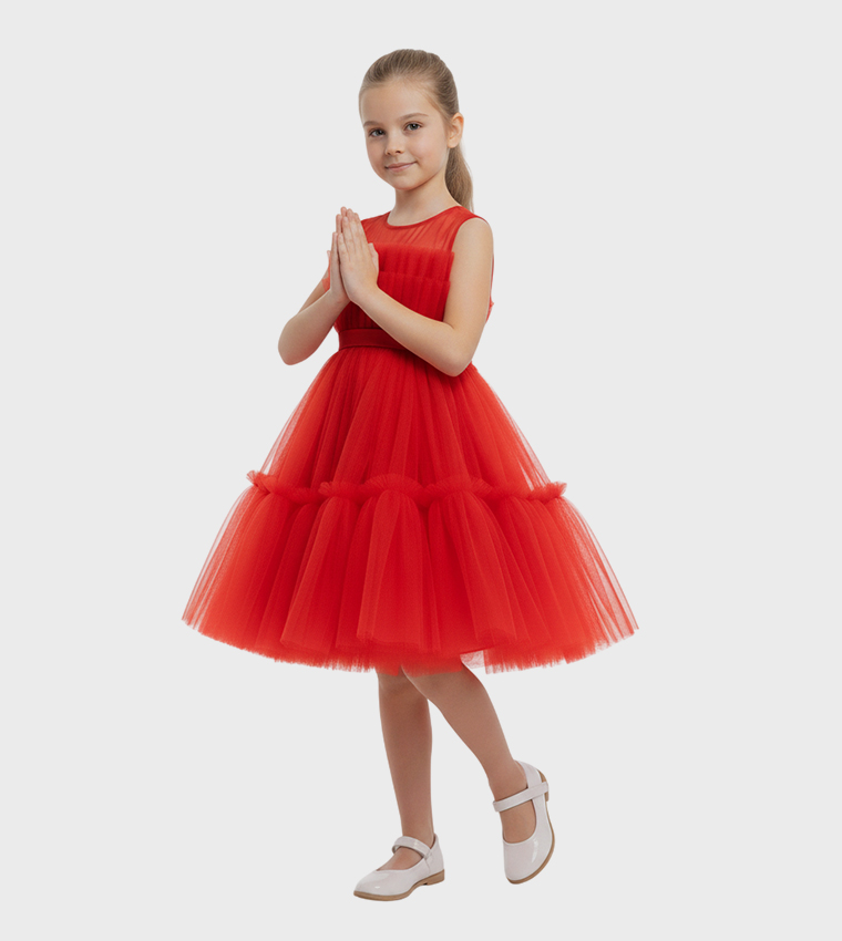 Ddaniela  Party Dress - Red Party Dress