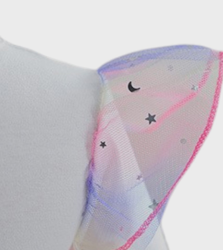 فستان يونيكورن لامع وأكمام طويلة وقصة ضيقة من الأعلى وواسعة من الأسفل