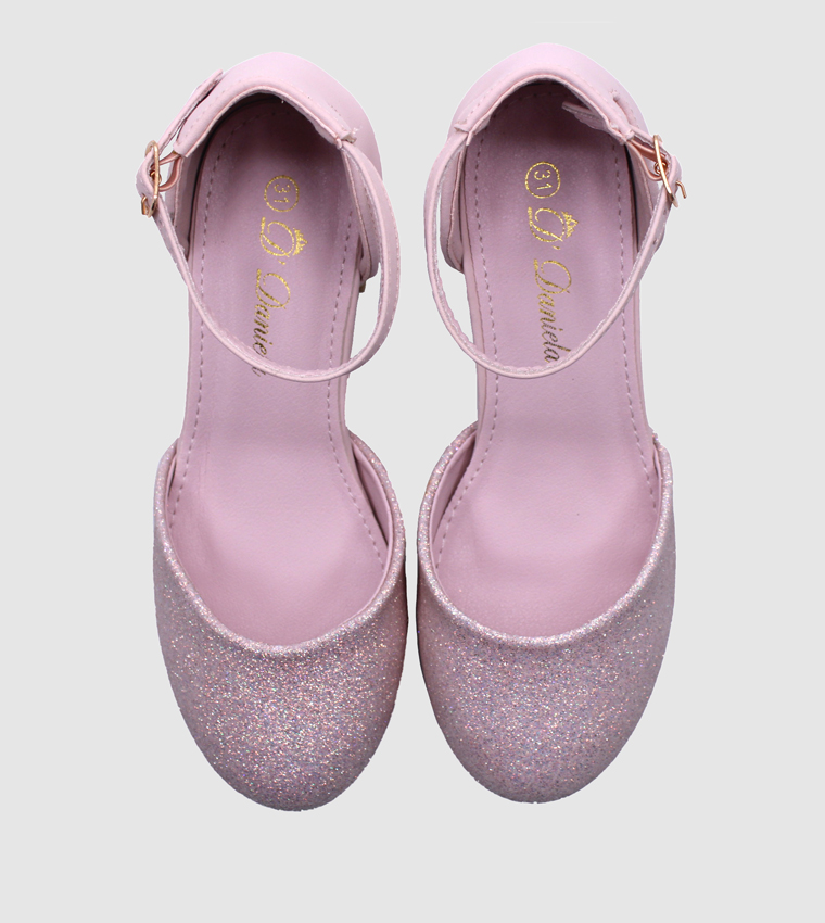 Fairy Dust Glitter Mule Pumps
