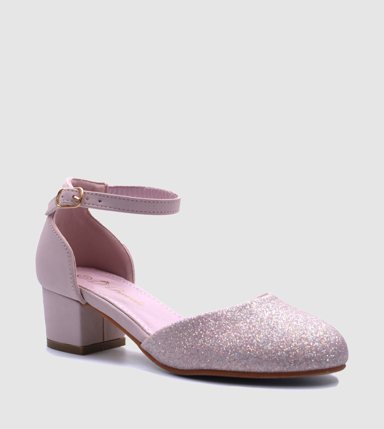 Fairy Dust Glitter Mule Pumps