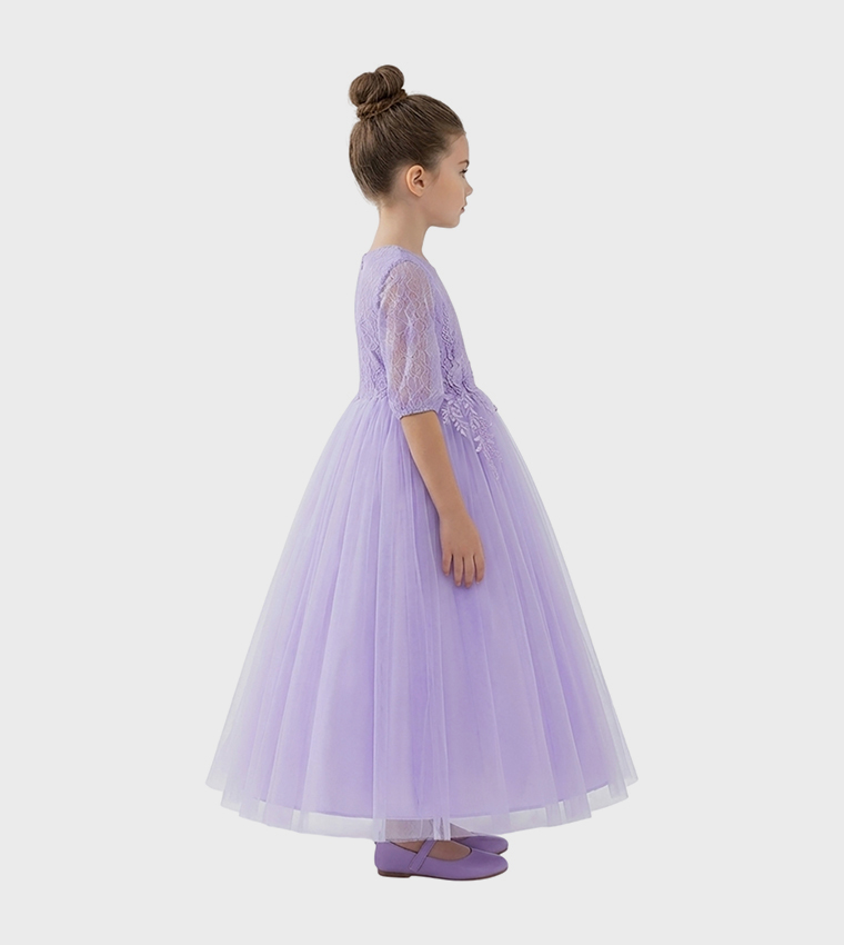 Julietta Lace Detail Party Gown