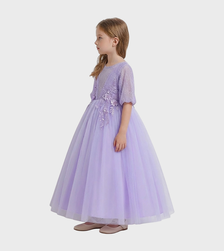 Julietta Lace Detail Party Gown