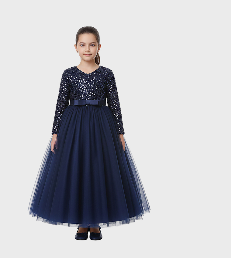 Ddaniela  Party Dress - Blue Party Dress