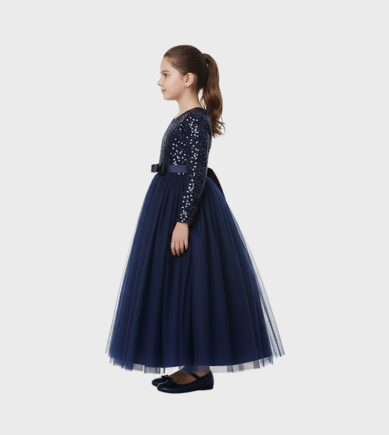 Ddaniela  Party Dress - Blue Party Dress