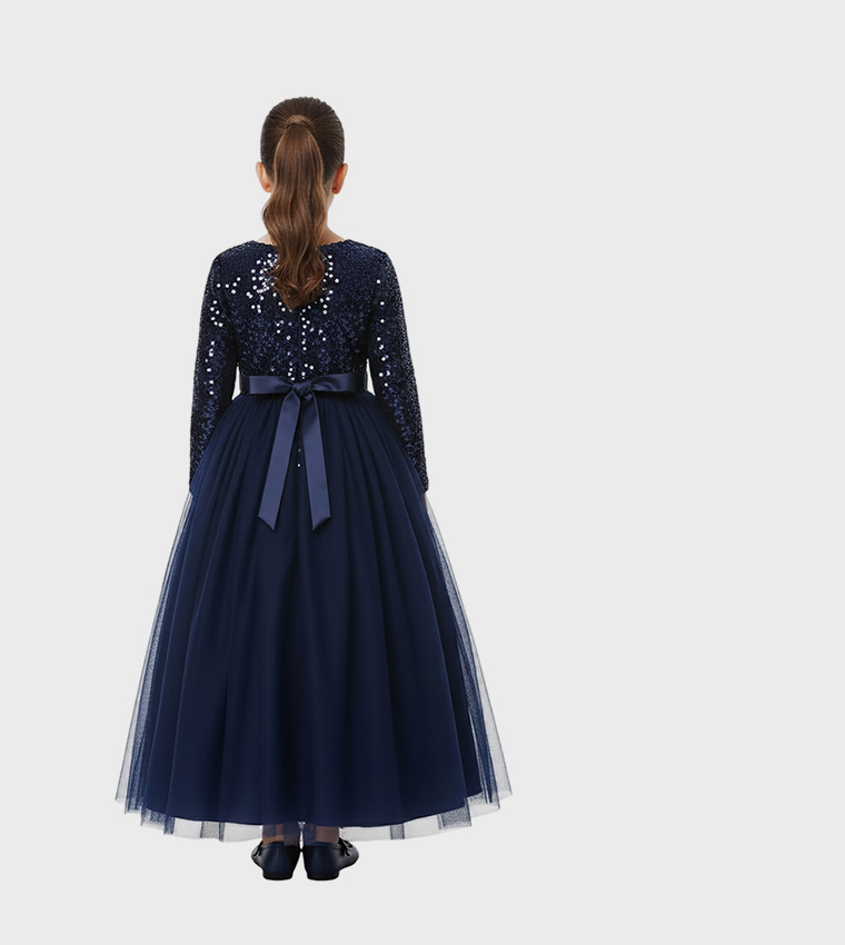 Ddaniela  Party Dress - Blue Party Dress