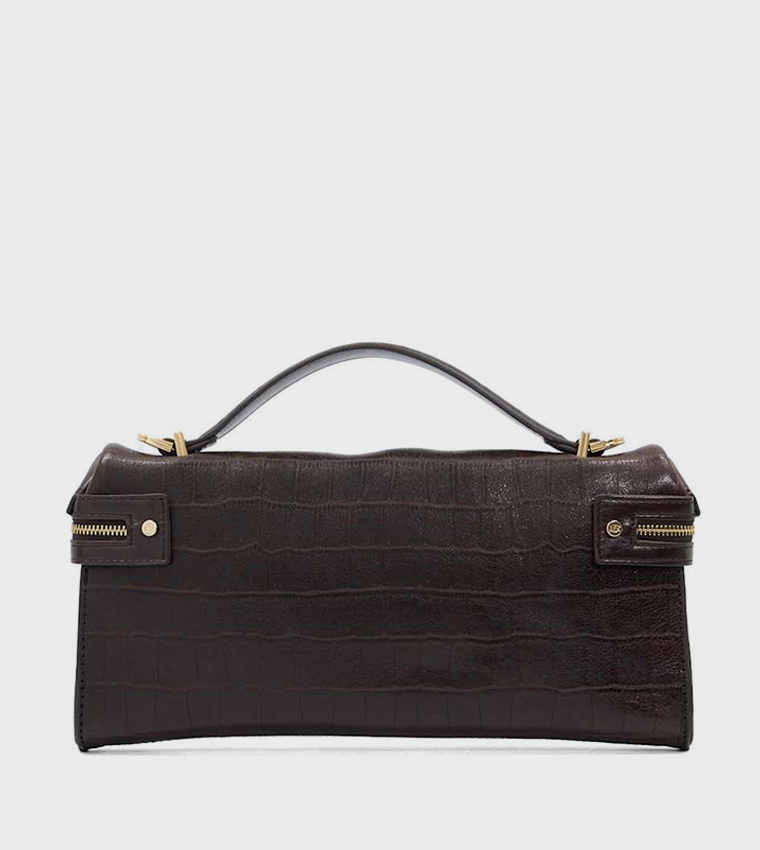 DECLARATIONS Textured Top Handle Bag