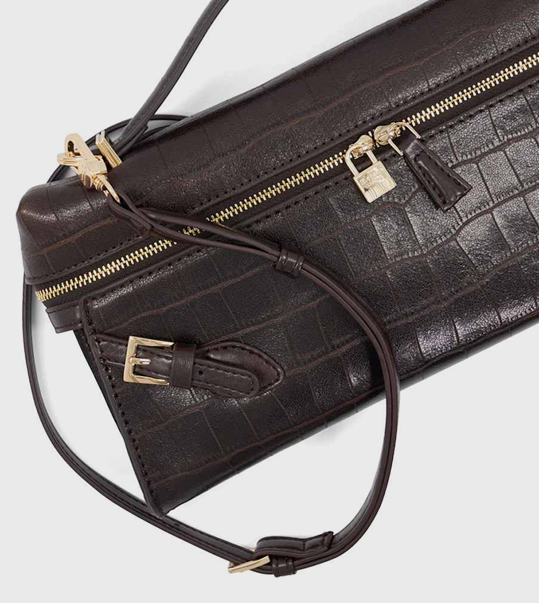 DECLARATIONS Textured Top Handle Bag