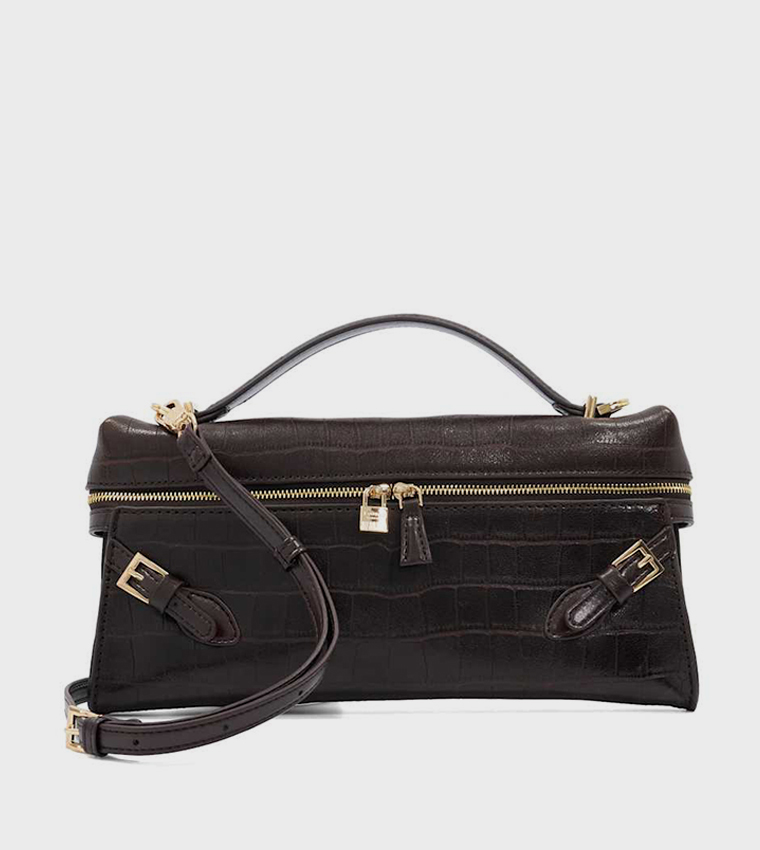 DECLARATIONS Textured Top Handle Bag