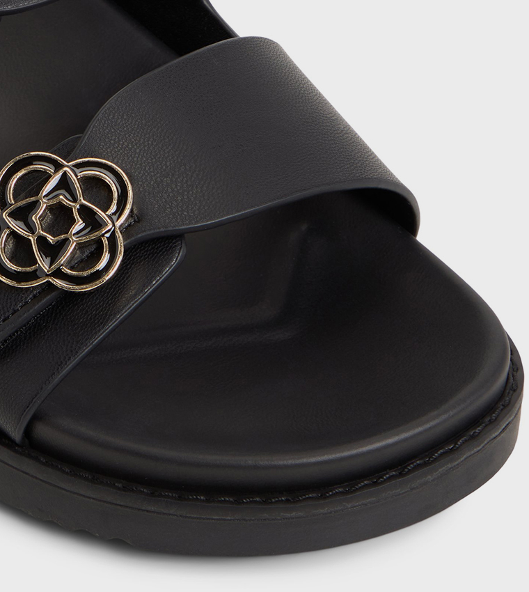 Aldo  Flat Sandals - Black Flat Sandals