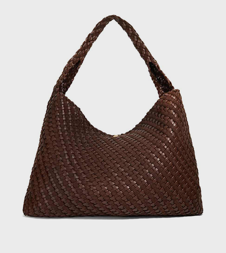 DELIBERATE braided Shoulder Bag